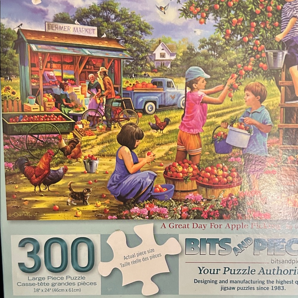 Bits and Pieces Apple Harvest Puzzle